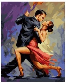 Картина по номерам "Танго", 40х50, арт.ZX 23101 фото на сайте Hobbymir.ru