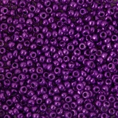 Бисер G  крупный 6/0 перламутровый,15(+/-3)г, цв. ярко- фиолетовый фото на сайте Hobbymir.ru
