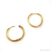Швензы-кольца, 21мм, цвет  золото фото на сайте Hobbymir.ru