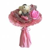 Набор для изготовления букета из игрушек "Романтичный мишка" Н4   2618285 фото на сайте Hobbymir.ru