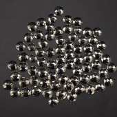 Полубусины, 10мм, 10г, цв. серебро фото на сайте Hobbymir.ru