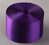 Лента атласная шир.100мм, цв.фиолетовый фото в интернет-магазине Hobbymir.ru