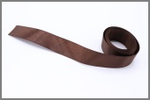 Лента атласная 25мм, 3м, цвет 154 т.коричневый	 фото в интернет-магазине Hobbymir.ru
