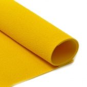 Фоамиран махровый, 2 мм, 20х30 см,цв.027 желтый  фото на сайте Hobbymir.ru
