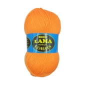 Пряжа Соната цвет 035 оранжевый, 50% п/т шерсть, 50% акрил, 250м, 100гр фото на сайте Hobbymir.ru
