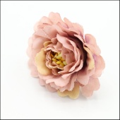 Искусственный цветок (бутон) ткань 60мм, цв. пыльной розы фото на сайте Hobbymir.ru