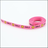 Репсовая лента "SMILE" 10мм *3м,цвет ярко-розовый фото в интернет-магазине Hobbymir.ru