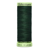Нитки Gutermann отделочные 30м, цвет 472,зелено-черный фото в интернет-магазине Hobbymir.ru