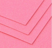 Фетр листовой глиттерный 1,4мм 20х30см, цв. розовый фото на сайте Hobbymir.ru