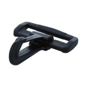 Карабин пластик  38 мм цвет черный фото на сайте Hobbymir.ru