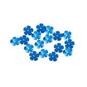 Пайетки цветы 'Астра', d=16мм, цв. 5 т.синий 10 гр  фото на сайте Hobbymir.ru