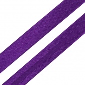 Косая бейка 15мм, 5м, цвет 6135 т.фиолетовый фото в интернет-магазине Hobbymir.ru