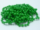 Бусины на нити под жемчуг пластик цвет № 60 зеленый фото на сайте Hobbymir.ru