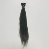 Волосы-тресс для кукол "Прямые" длина волос 25 см, ширина 100 см, цвет т. пепельный фото на сайте Hobbymir.ru