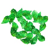 Пайетки листочки 'Астра' 13х25мм 50104 зеленый 10 гр  фото на сайте Hobbymir.ru