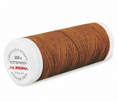 Нитки Aurora Cotton вощеные № 50/3 180-200м, цв. т.коричневый арт. 20947 фото в интернет-магазине Hobbymir.ru