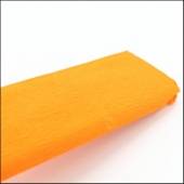 Креп для цветов простой цвет оранжевый 50 см х 2 м 2116 фото на сайте Hobbymir.ru