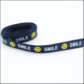 Репсовая лента "SMILE" 15мм *3м,цвет синий фото в интернет-магазине Hobbymir.ru