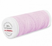 Нитки Aurora Cotton вощеные № 50/3 180-200м, цв. розовый арт. 20872 фото в интернет-магазине Hobbymir.ru