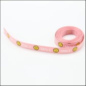 Репсовая лента "SMILE" 10мм *3м,цвет пыльно-розовый фото в интернет-магазине Hobbymir.ru