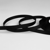 Репсовая лента, шир. 3мм, цв. черный фото в интернет-магазине Hobbymir.ru