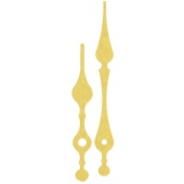 Комплект металлических стрелок, (95/67) цвет золото 3204 фото на сайте Hobbymir.ru