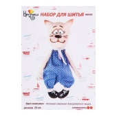 Набор для шитья текстильной игрушки "Кот Яхтсмен" фото на сайте Hobbymir.ru