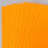 Фетр листовой жесткий 1мм 20х30см, цв.645 оранжевый фото на сайте Hobbymir.ru