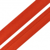 Косая бейка 15мм, 5м, цвет 6044 оранжево-красный фото в интернет-магазине Hobbymir.ru