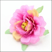 Искусственный цветок (бутон) ткань 60мм, цв.розовый фото на сайте Hobbymir.ru