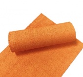 Фоамиран махровый, 2 мм, 20х30 см,цв.оранжевый фото на сайте Hobbymir.ru
