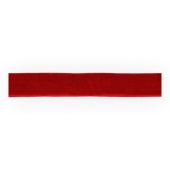 Бархатная эластичная лента 2см * 2м, цвет красный-026 фото в интернет-магазине Hobbymir.ru