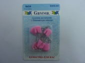 Булавки английские "Gamma" с безопасн.замком 40 мм в блистере цвет черный 6 шт фото в интернет-магазине Hobbymir.ru