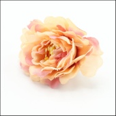 Искусственный цветок (бутон) ткань 60мм, цв.нежно-персиковый фото на сайте Hobbymir.ru