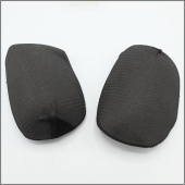 Плечевые накладки реглан обшитые, 13*145*105мм, цв.черный, 1 пара фото в интернет-магазине Hobbymir.ru
