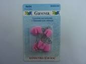 Булавки английские "Gamma" с безопасн.замком 40 мм в блистере цвет розовый 6 шт фото в интернет-магазине Hobbymir.ru