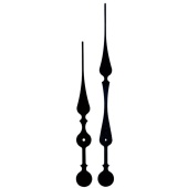 Комплект металлических стрелок, (320/230) цвет черный 976   фото на сайте Hobbymir.ru
