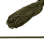 Шнур плетеный 8мм, полиэстер,  цв. 016 хаки фото в интернет-магазине Hobbymir.ru