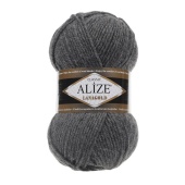 Пряжа ALIZE "Lanagold" цвет 182 серый, 51% акрил, 49% шерсть, 240м, 100гр фото на сайте Hobbymir.ru