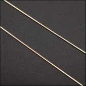 Цепочка с карабином, 45см, мелкое плетение, ювелирная сталь, цв. золото фото на сайте Hobbymir.ru