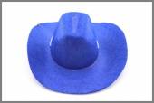 Шляпа ковбойская 15х15,5х6см ,цв. синий фото на сайте Hobbymir.ru