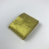Парча 50мм * 3м, цвет золото фото в интернет-магазине Hobbymir.ru