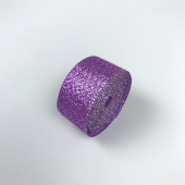 Парча 20мм * 3м, цвет фиолетовый фото в интернет-магазине Hobbymir.ru
