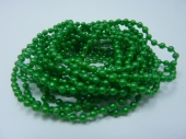 Бусины "Zlatka" на нити под жемчуг пластик цвет 60 зеленый фото на сайте Hobbymir.ru