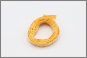 Лента атласная 6мм, 3м, цвет 119 бежево-желтый фото в интернет-магазине Hobbymir.ru