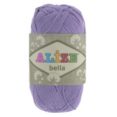 Пряжа Bella цвет 158 лиловый, 100% хлопок, 360м, 100гр фото на сайте Hobbymir.ru