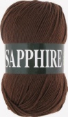 Пряжа Sapphire цвет молочный шоколад, 55% акрил, 45% шерсть, 250м, 100гр фото на сайте Hobbymir.ru