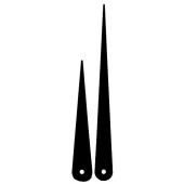 Комплект металлических стрелок, (98/60) цвет черный 233 фото на сайте Hobbymir.ru