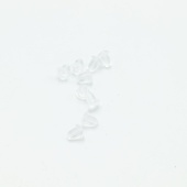 Заглушки силиконовые, 0,4х0,4мм, (10шт), цвет прозрачный фото на сайте Hobbymir.ru