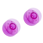 Шпулька пластик, d=2см цв. фиолетовый фото в интернет-магазине Hobbymir.ru